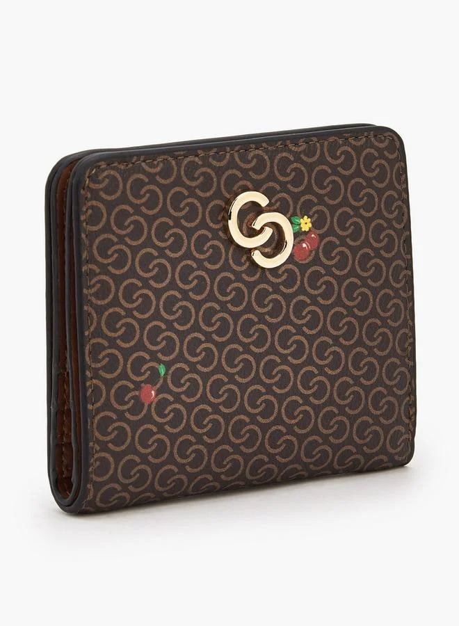 سيليست Monogram Print Wallet
